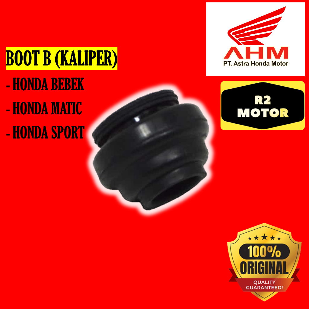 KARET SEAL DUST BOOT B KALIPER CAKRAM NISSIN AHM UNIVERSAL HONDA BEBEK MATIC ADV BEAT CB CBR CS1 GEN