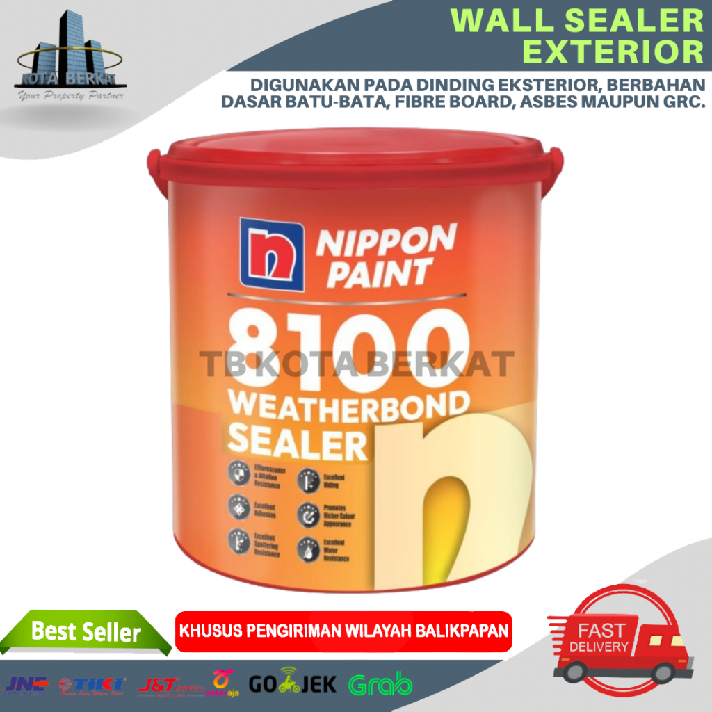 CAT DASAR EXTERIOR NIPPON PAINT / 8100 WEATHERBOND SEALER