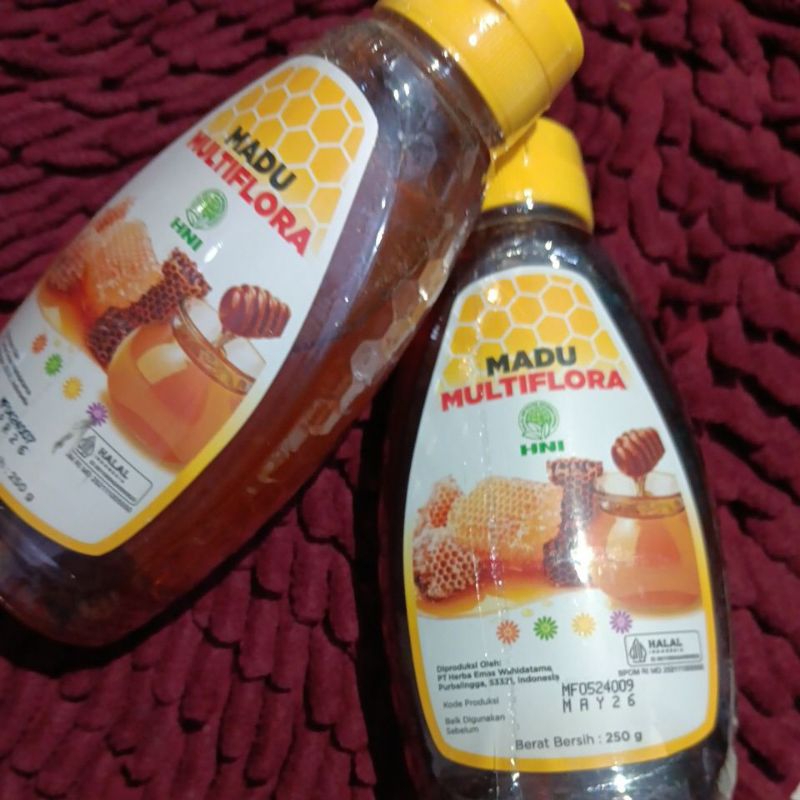 

Madu Multiflora - Imun tubuh - Herbal HNI ORI100%