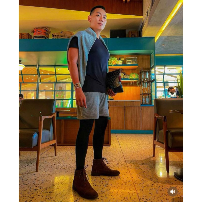 Aulora pants men new upgrade hitam celana kesehatan pria