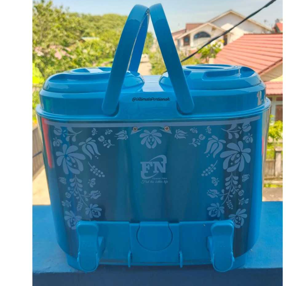 Water Jug FN Double 12 LITER Twin Cooler Dispenser Hot And Cool 12LITER WARNA