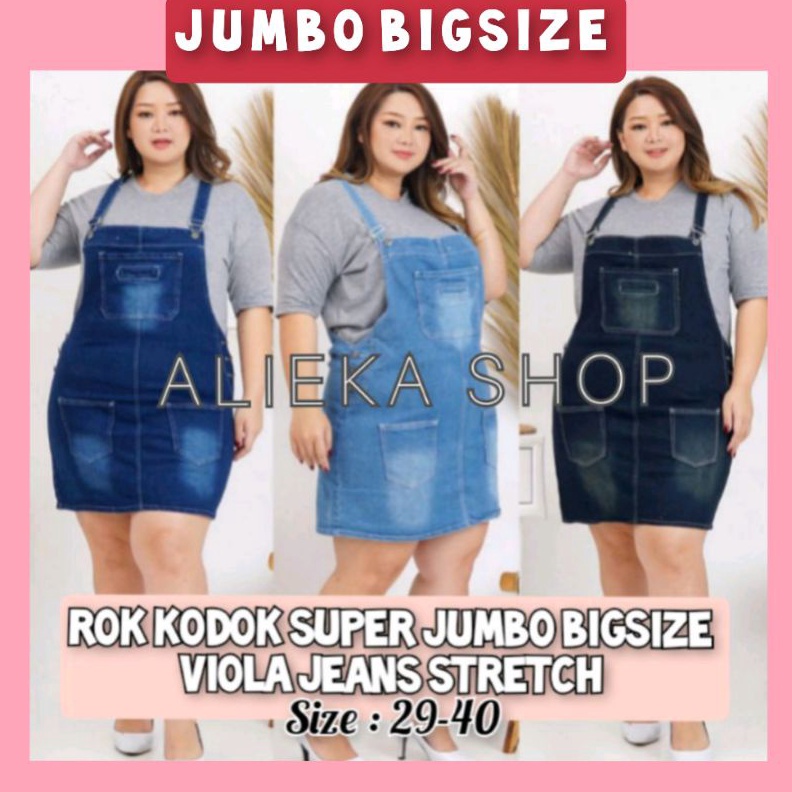 KODE G13L OVERALL ROK KODOK baju jumper baju kodok Rok super Jumbo  jeans 294