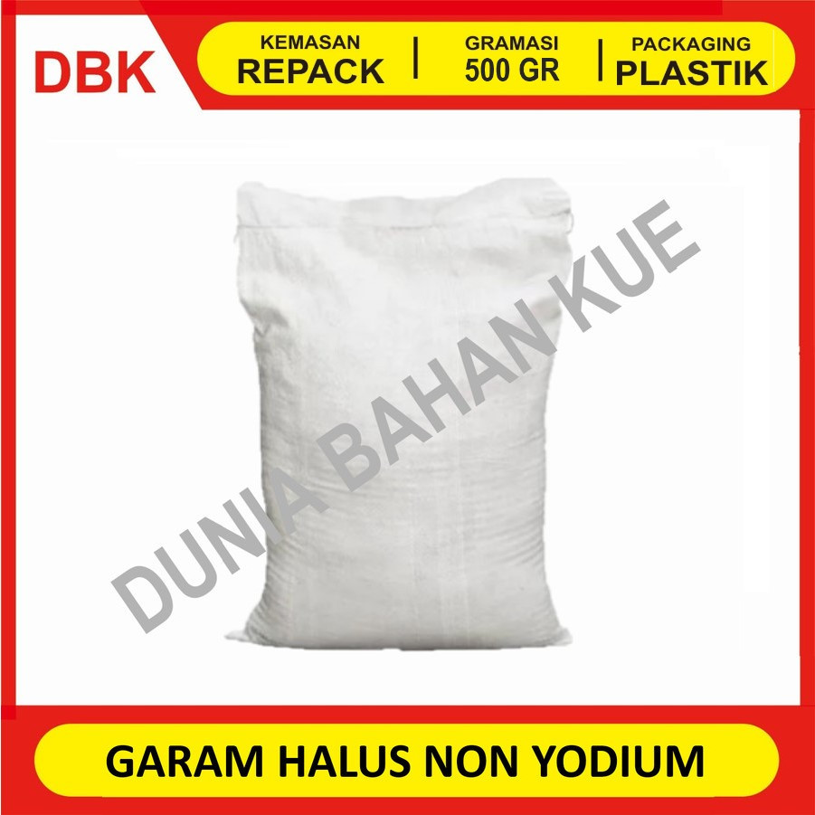 GARAM HALUS NON YODIUM - 500 GR / GARAM NON YODIUM FOOD GRADE