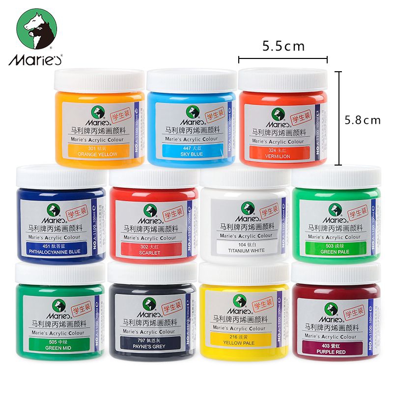 

Maries Acrylic Paint 100ml / Cat Akrilik Maries 100 ml