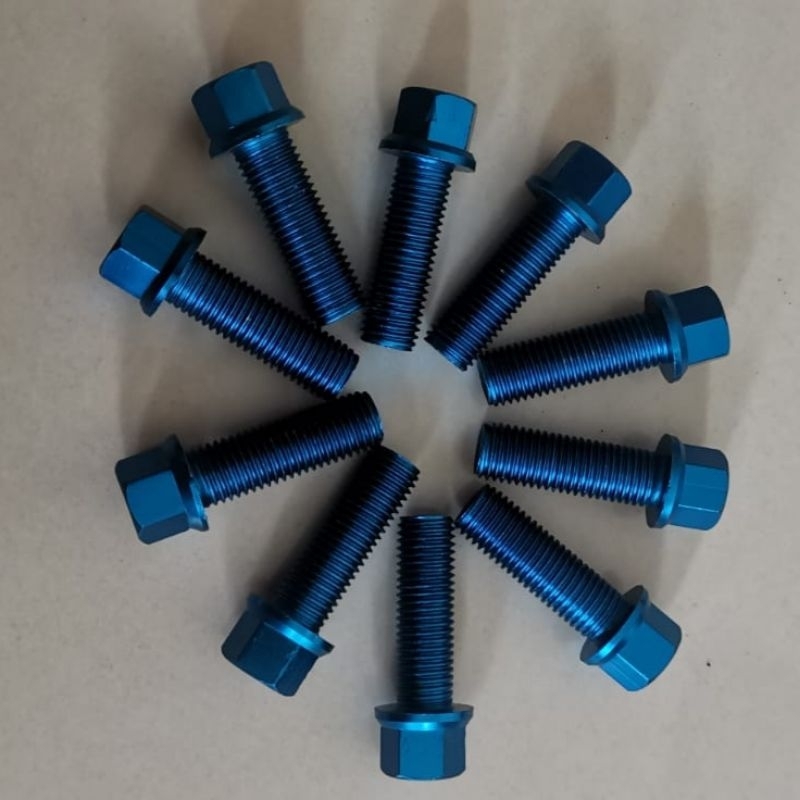 BAUT SKOK SEKOK SHOCK UNIVERSAL BAUT 10 MM BAUT 14 PANJANG DRAT 3 CM POSH THAILAND