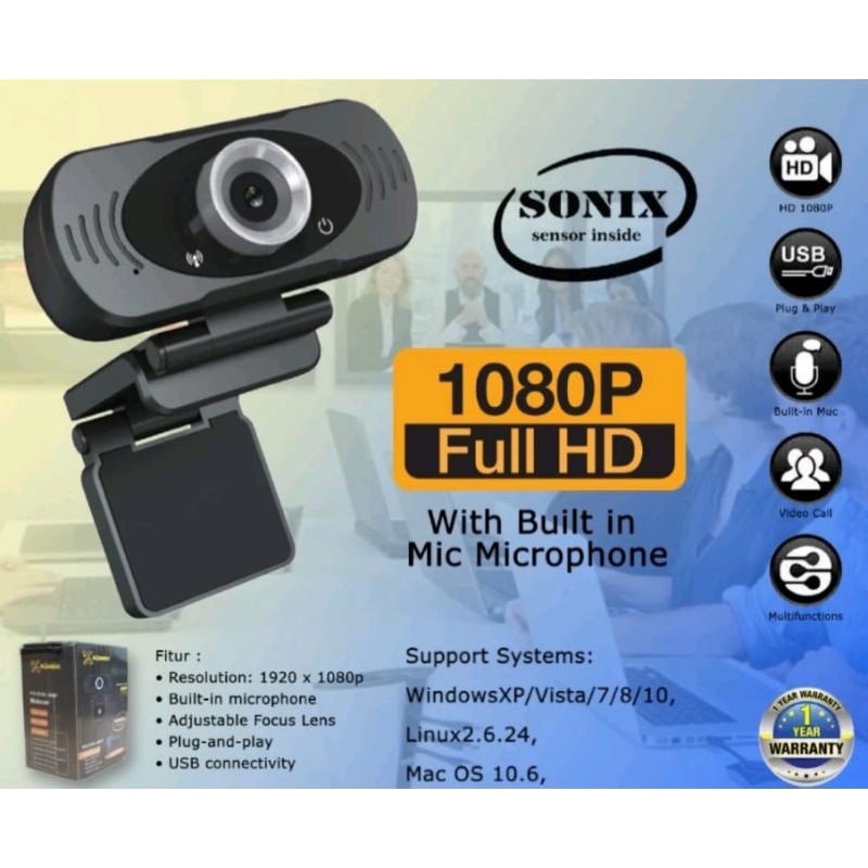 Komic Webcam/Camera External full HD 1080