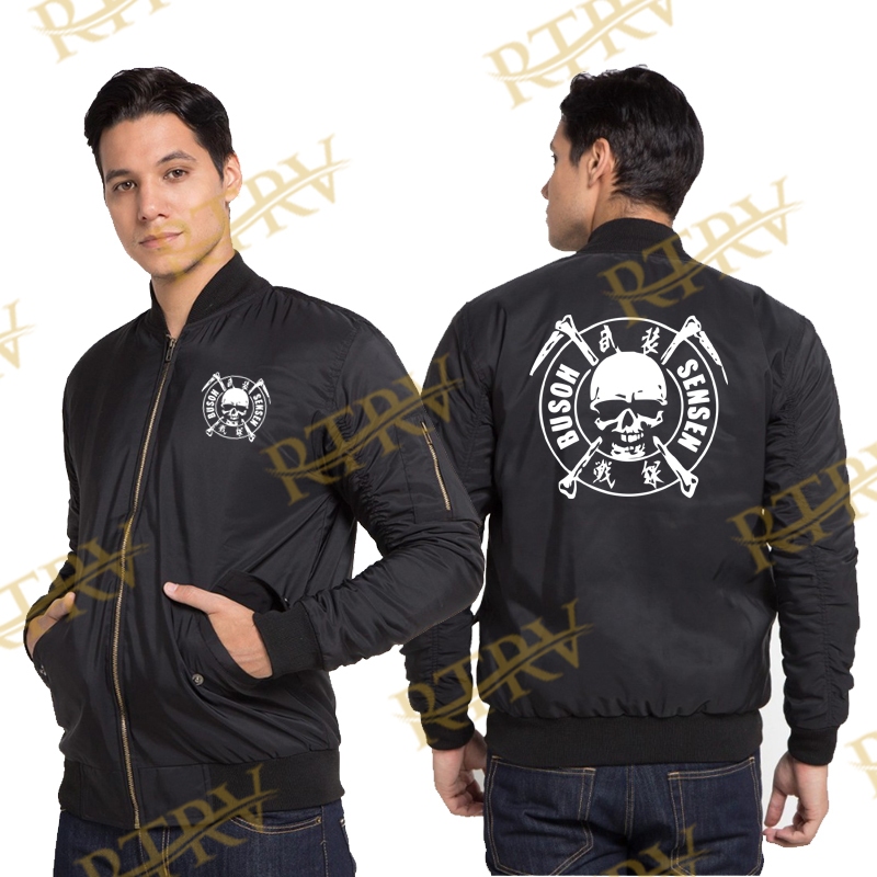 JAKET BOMBER TFOA SENSEN BUSOH  JAKET BOMBER PRIA