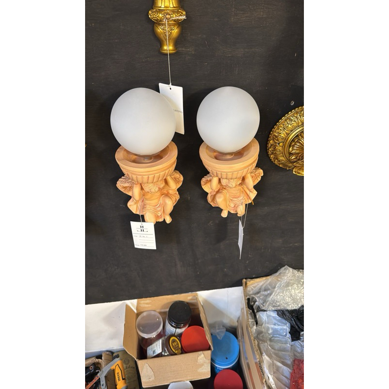 lampu baby angel 1 set (kiri dan kanan)