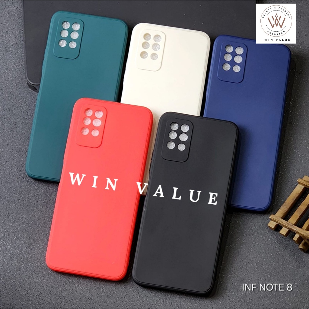 Infinix Note 8 Infinix Note 11 Infinix Note 11 Pro Case Macaron Square Edge / Case Liquid Square Inf