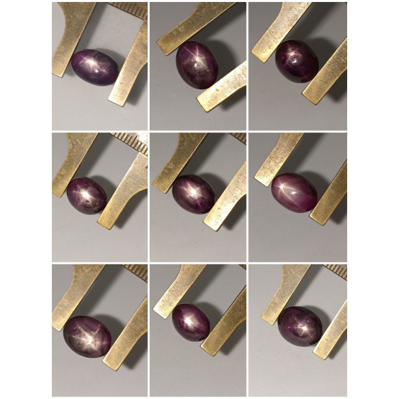 Natural Ruby Star Asli Madagaskar