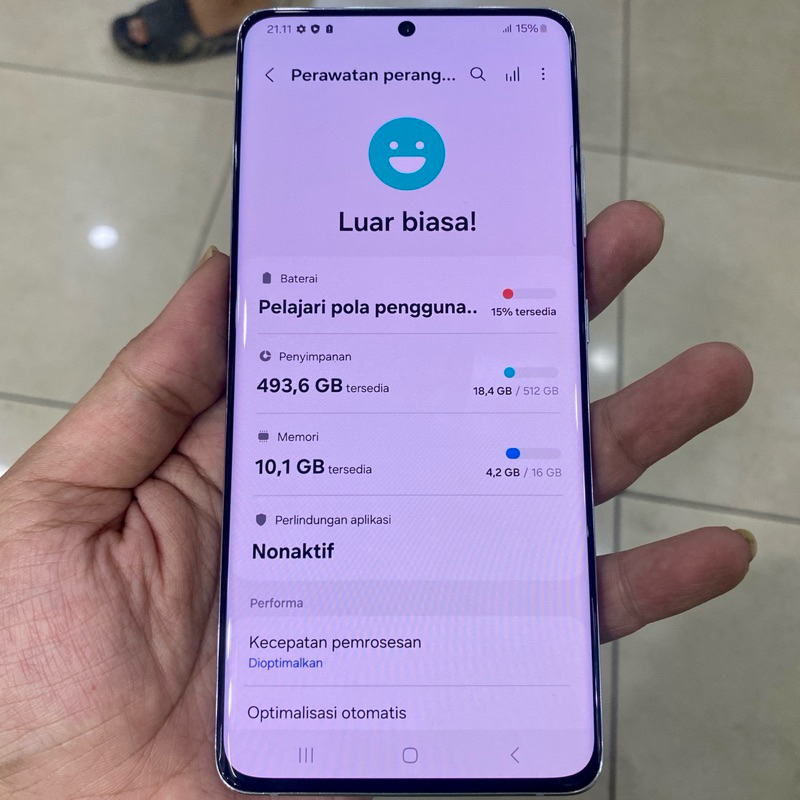 samsung s21 ultra ram 16 / 512 sein fullset original