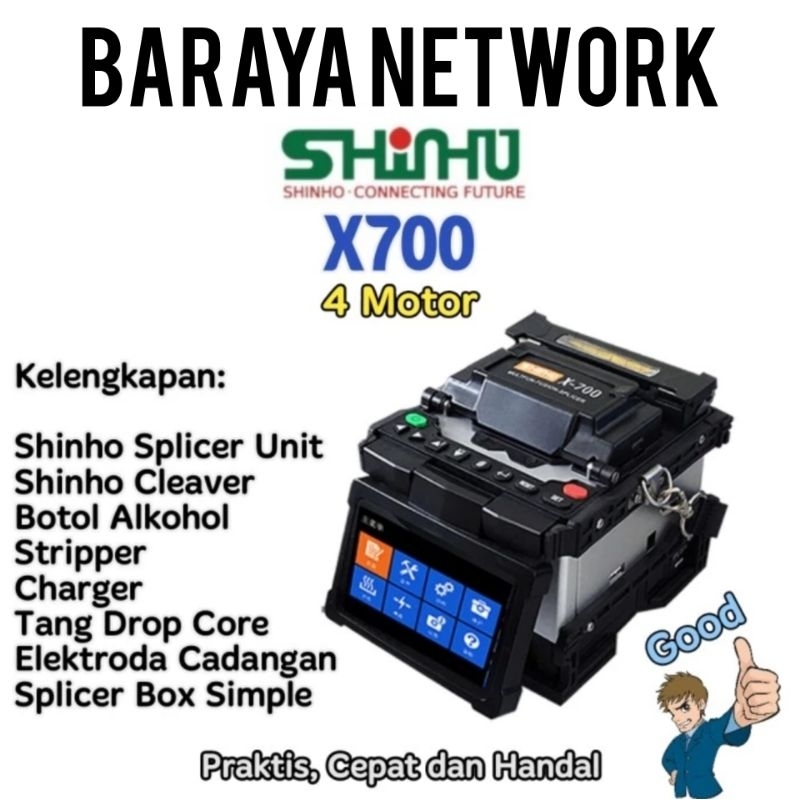 Splicer Fiber Optic SHINHO X700