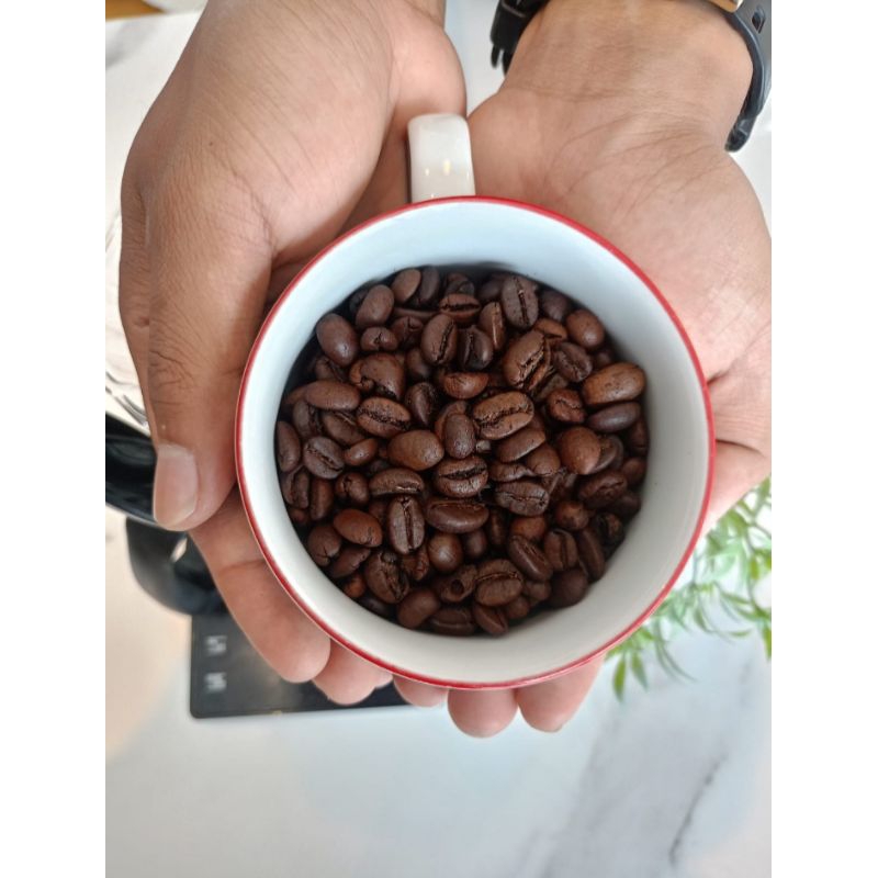 

Biji Kopi Kintamani Bali/Coffee Beans off Indonesia/Kemasan 1Kg