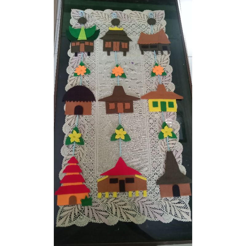 Hiasan Kelas Rumah Adat Indonesia