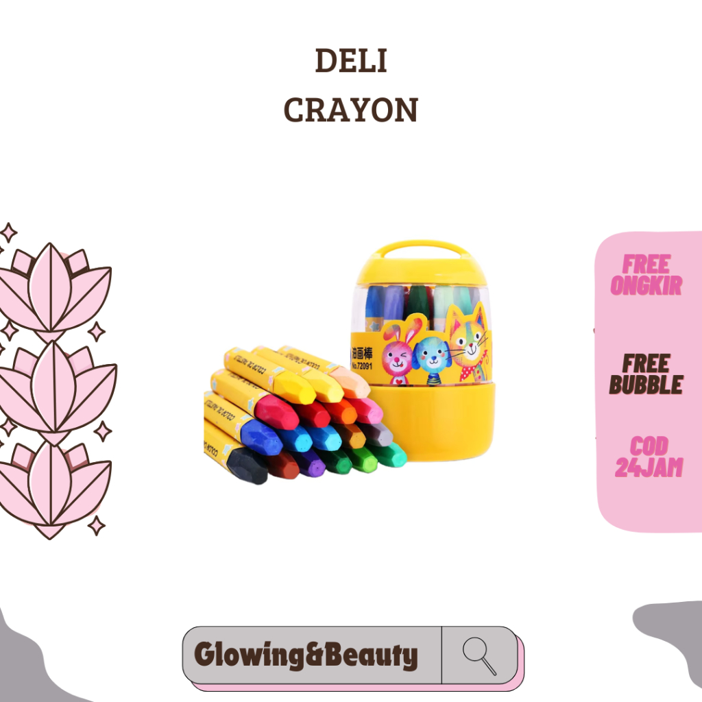 

DELI WARNA OIL / PEWARNA / CRAYON 24 WARNA