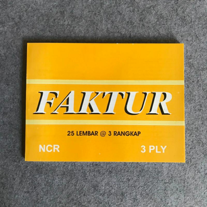 

Buku Faktur NCR 3 Ply / Nota Faktur NCR 3 Ply