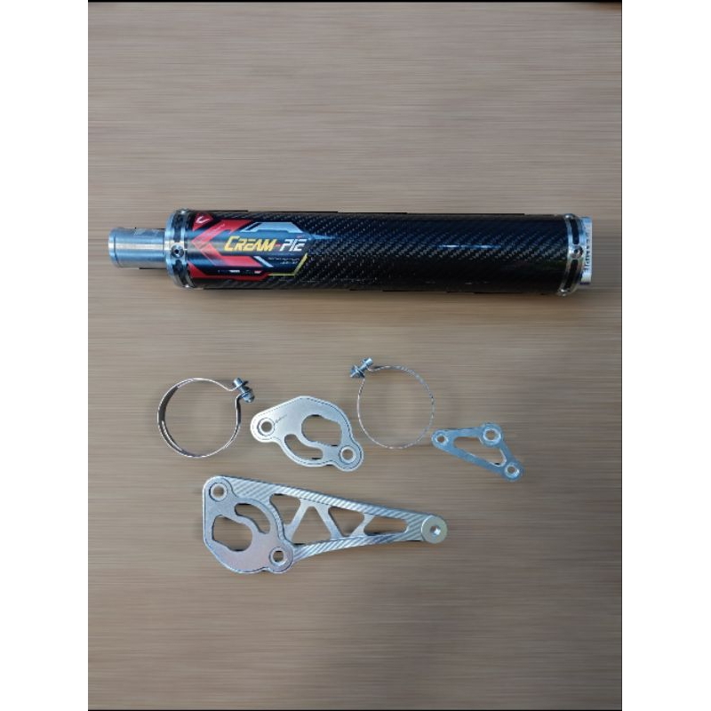 SILENCER CARBON ASLI CREAMPIE KNALPOT 2TAK