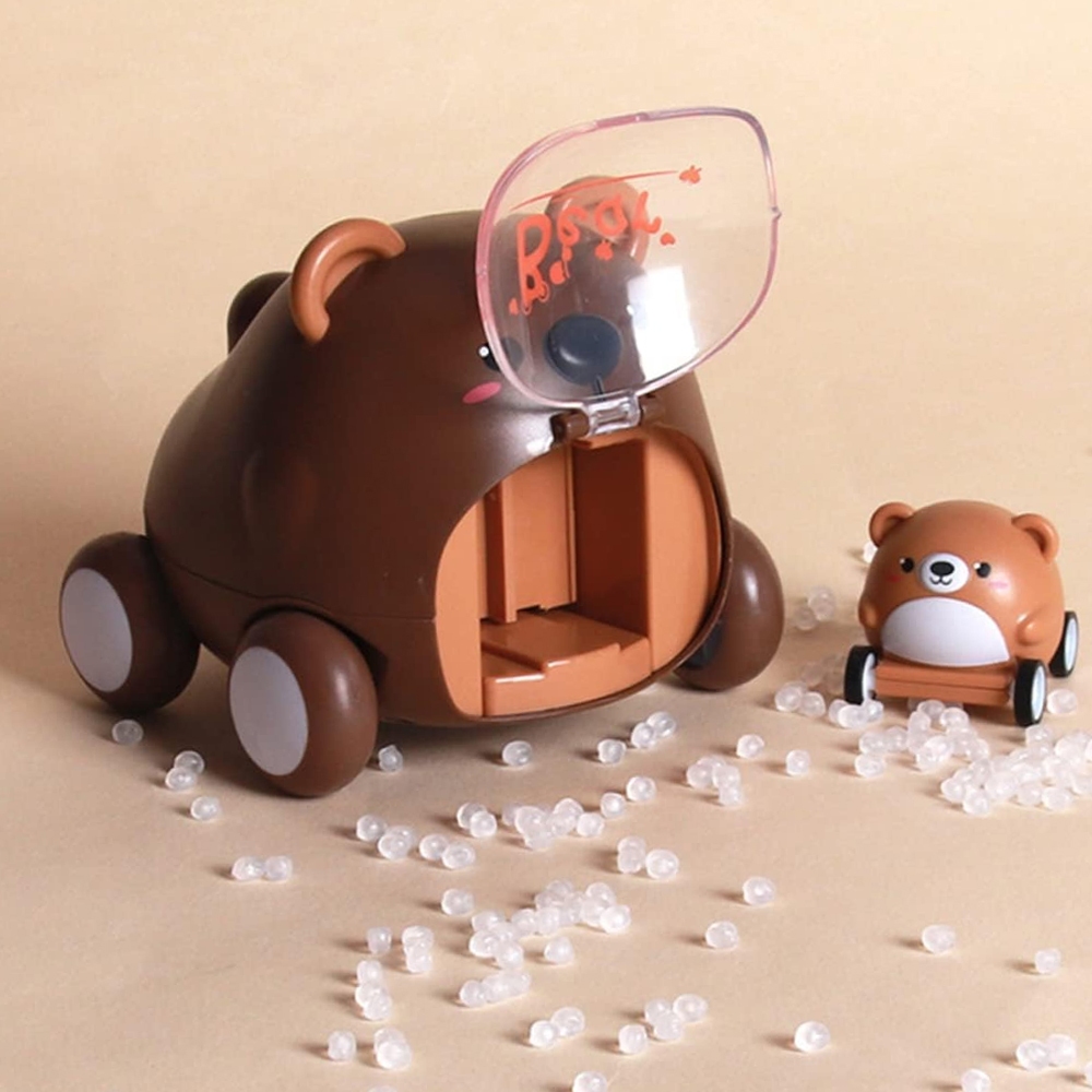 Mobil Mainan Kecil Anak Seluncur Selancar Maju Karakter Beruang Lucu Car Toy
