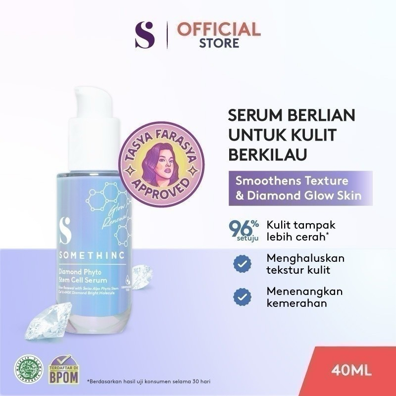 [TASYA FARASYA APPROVED]  SOMETHINC Diamond Phyto Stem Cell Serum - Serum Diamond untuk Kulit Berkil