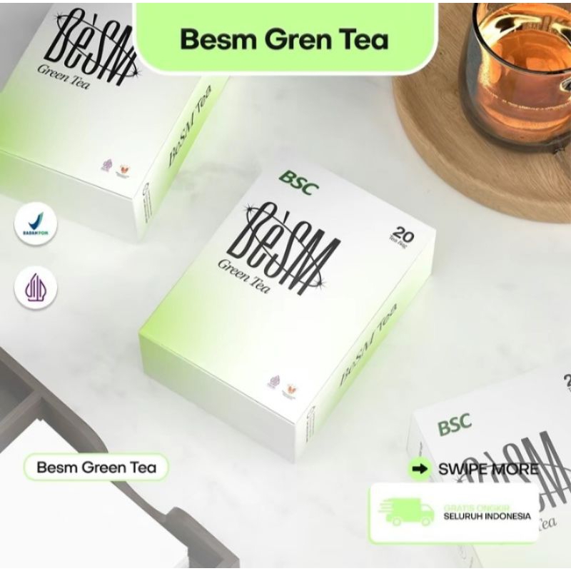 

BSC Besm teh hijau isi 20 pcs