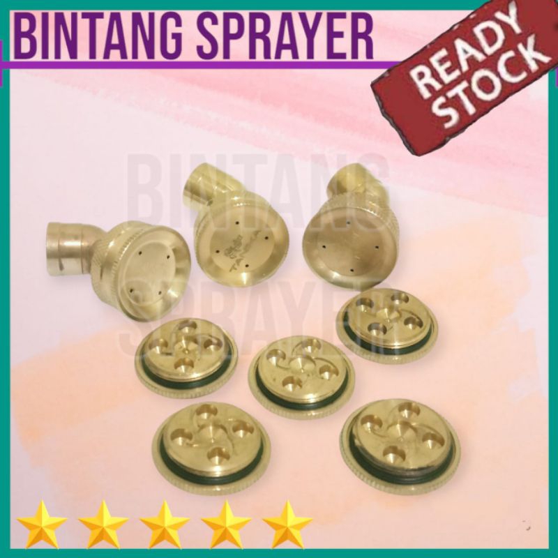 Tutup nozzle pengganti nozzle lubang 4/5 import/taiwan