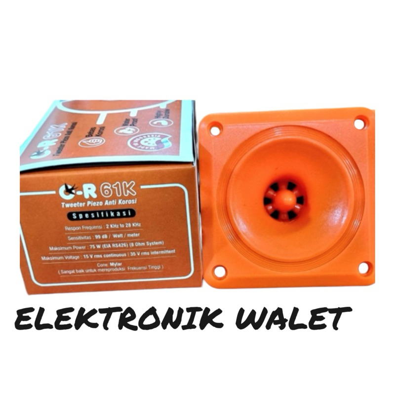 ORANGE 61 TWEETER WALET ANTI AIR