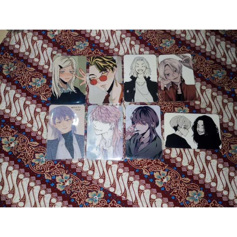 photocard pc fanmade tokrev Tokyo revengers mikey izana sanzu rindou hanma mitsuya unit baji chifuyu