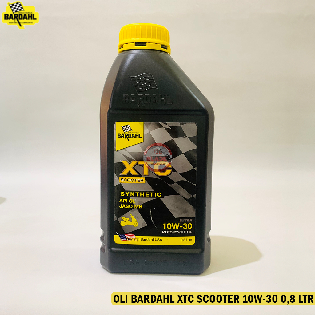 Bardahl Oli Mesin XTC Scooter 10W-30 800 ml Oli Motor Matic Mio Beat Vario PCX ADV Oil Bardahl Ester