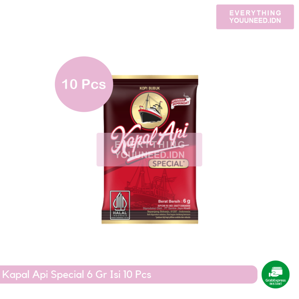 

Kapal Api Special Merah Renteng (10 Sachet @6 Gram)