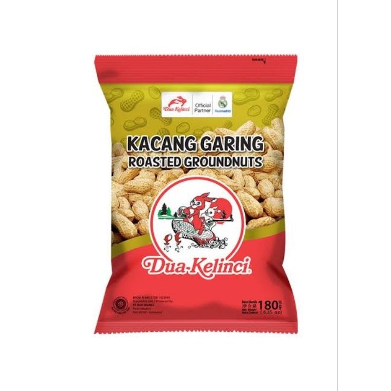 

Dua kelinci Kacang Garing 180gr