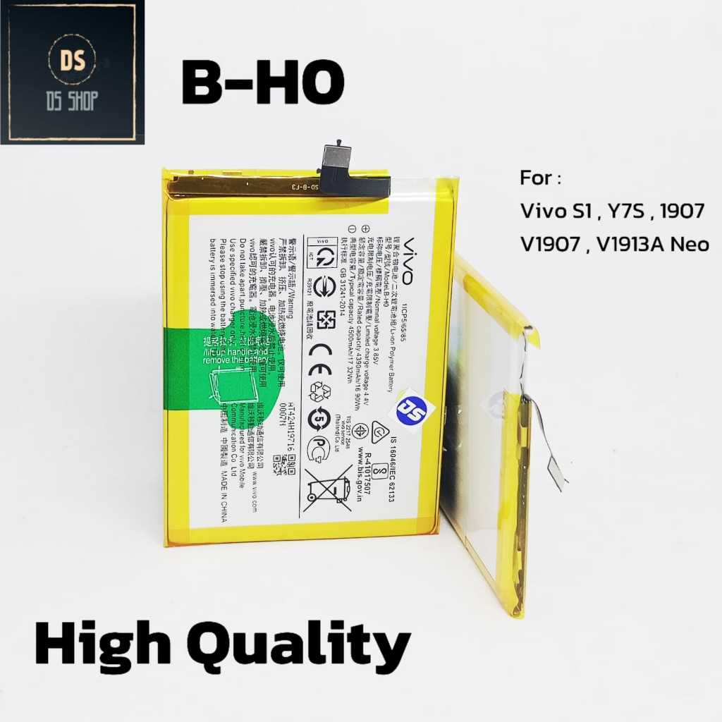 Baterai HP Vivo S1 / Y7S / S1 / 1907 & V1907 / V1913A Neo B-H0 B H0 Original Batre Baterai HP