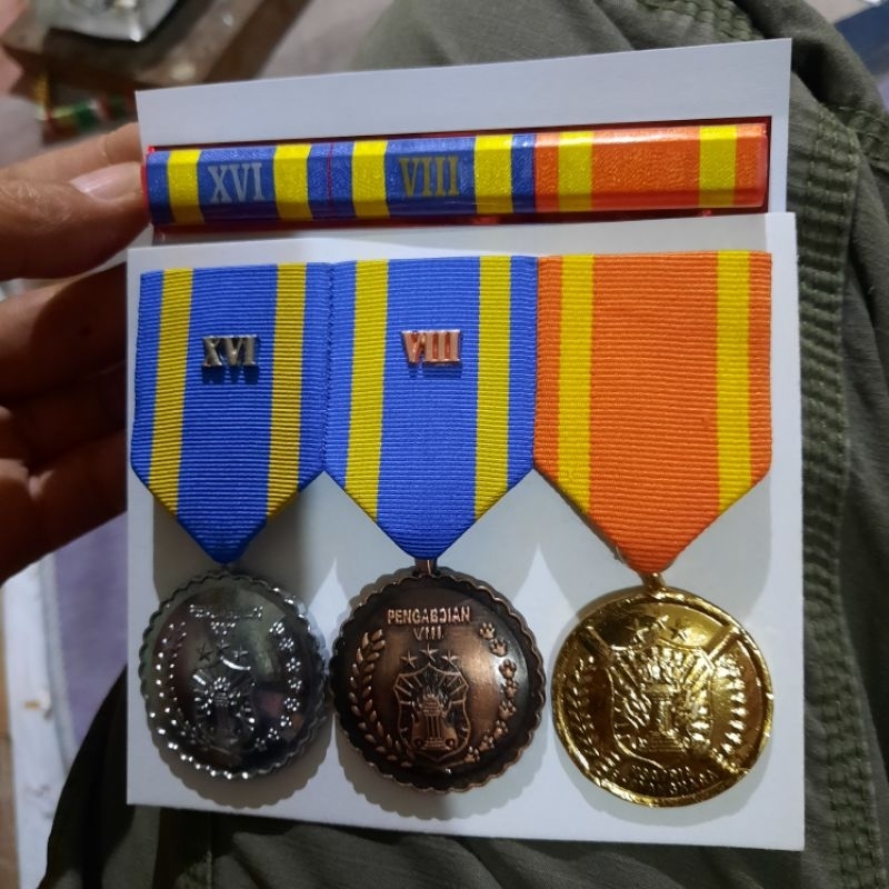 [NARARYA ID] Satyalancana 16, 8 Tahun, Ksatria Bhayangkara