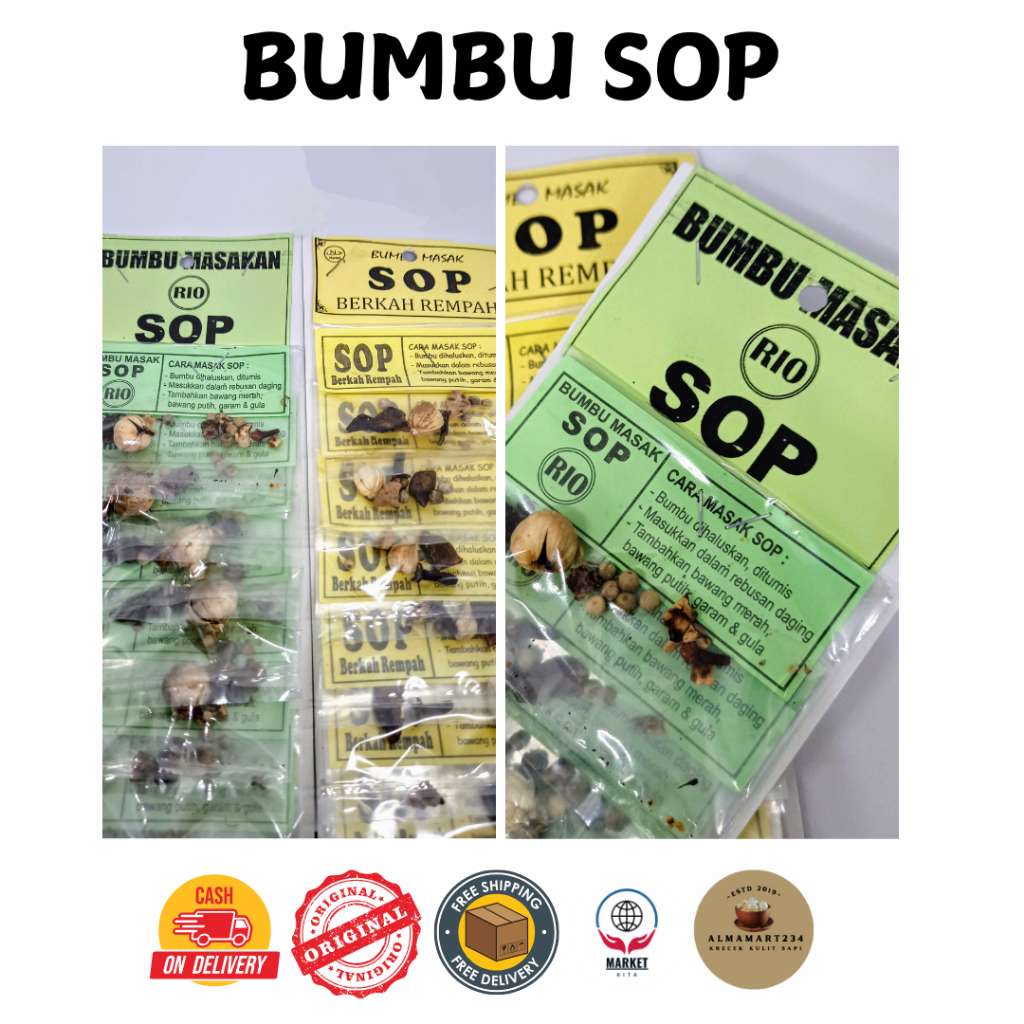 

BUMBU RENTENG REMPAH SOP RACIK ALAMI