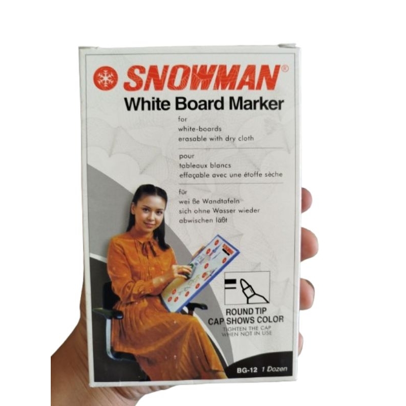 

SPIDOL SNOWMAN WHITEBOARD HITAM