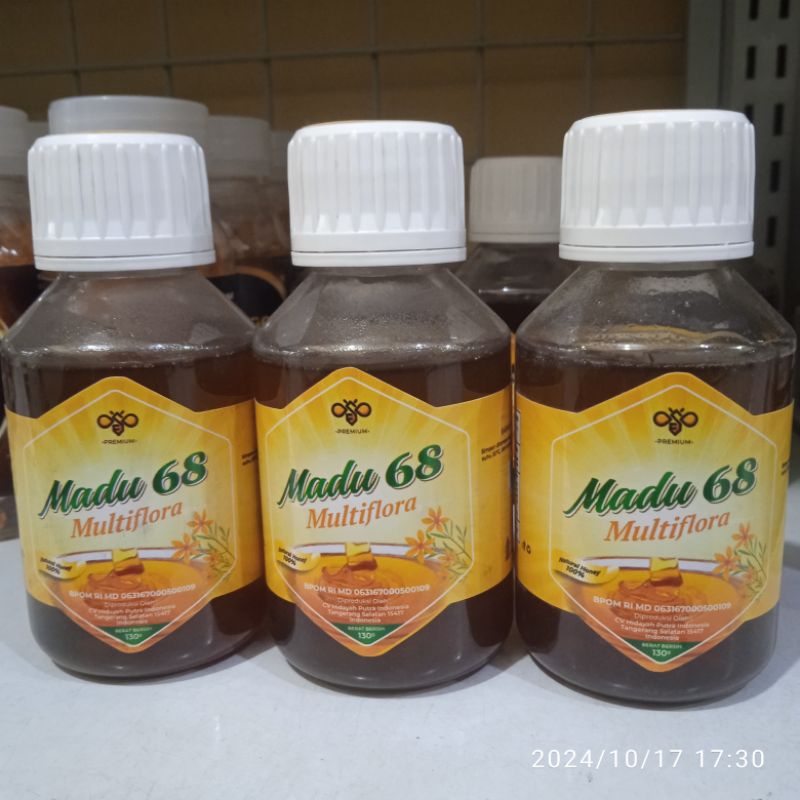 

MADU ASLI MURNI MULTIFLORA 130 GRAM SUPER PREMIUM 100% Alami Pure Natural Raw Honey Minuman Herbal Premium Kesehatan PROMO CUCI GUDANG BELI ECER HARGA GROSIR