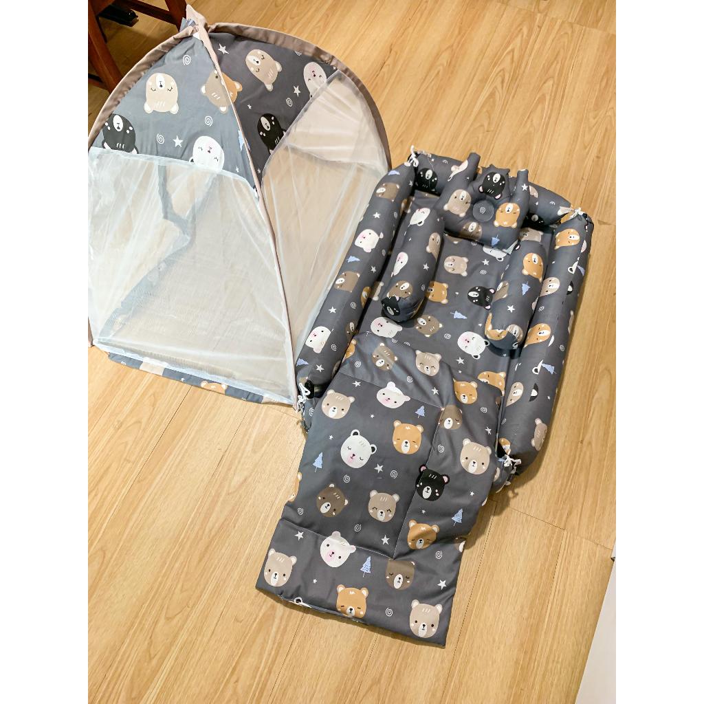 1 SET KASUR BAYI KELAMBU MOTIF