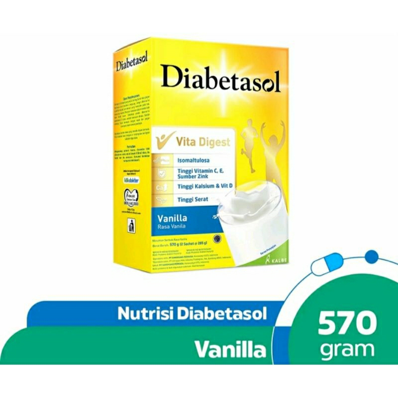 

diabetasol 570gr Vanilla/coklat
