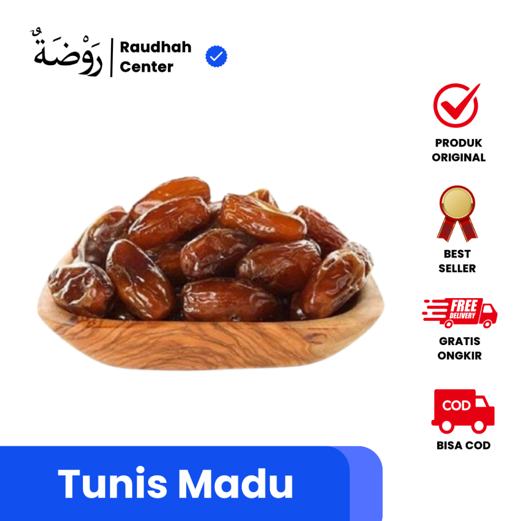 

Kurma Tunis Madu 500 gram / Kurma Tunisia Manis Renyah