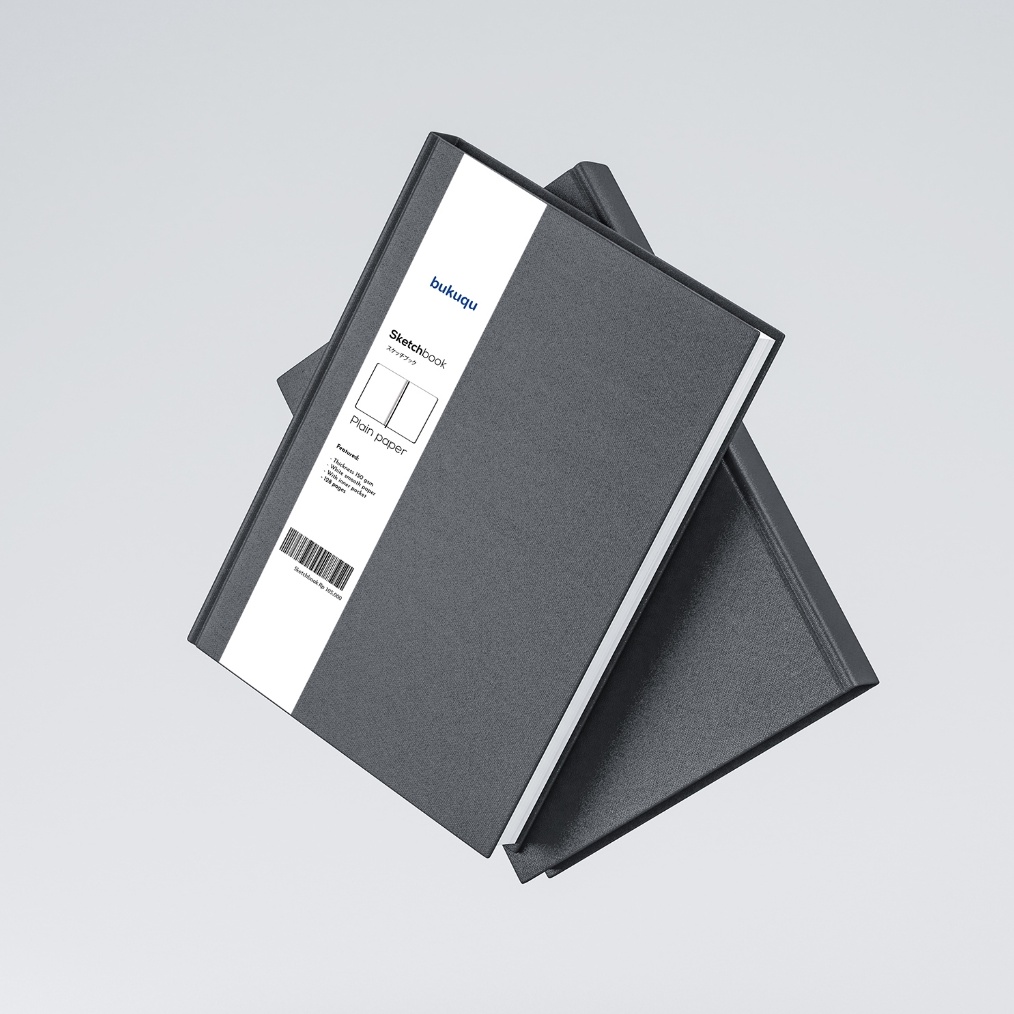 

KODE B87H bukuqu Sketchbook Simple A5 15 gsm Hardver Notebook gambar Sketsa Lukis