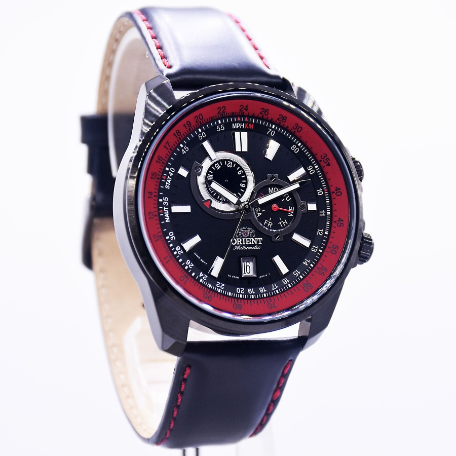 ORIENT FET0Q001B0 Jam Tangan Pria Automatic Leather Strap