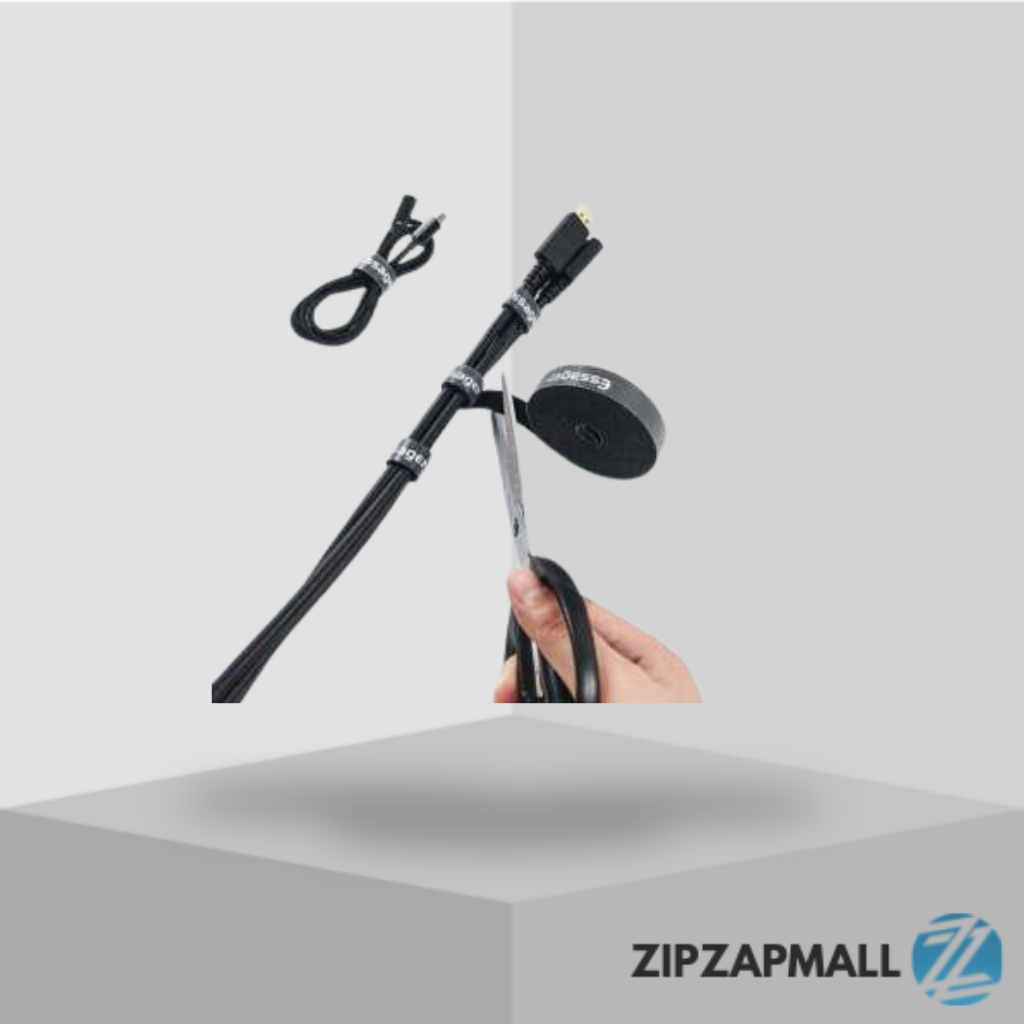 Pengikat Kabel Velcro Strap Organizer/Tali Kabel Merekat Kuat Tidak Mudah Robek Rapi Aman Ukuran Pan