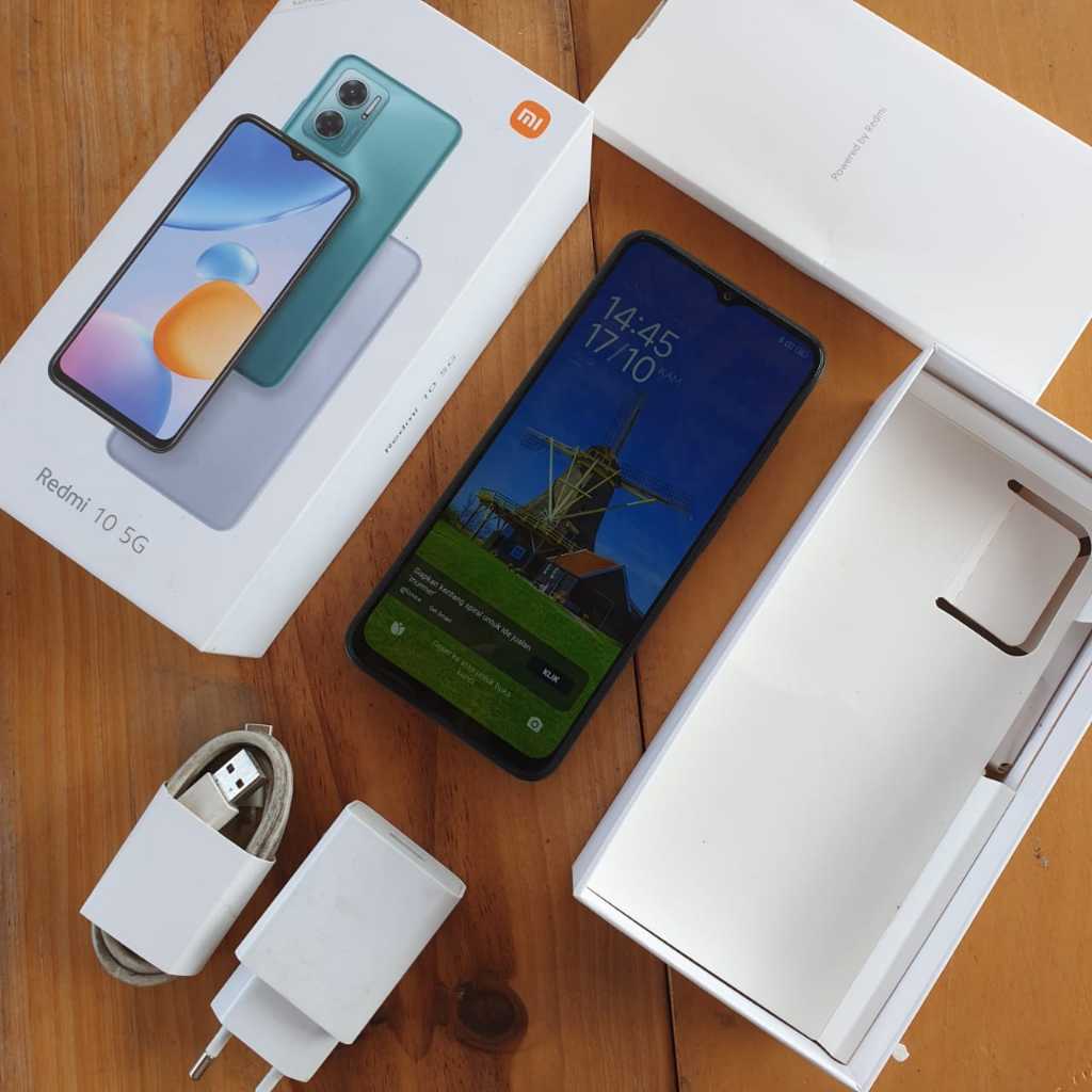 XIAOMI REDMI 10 5G SECOND 6/128GB HANDPHONE SECOND HP SEKEN HP BEKAS HP MURAH