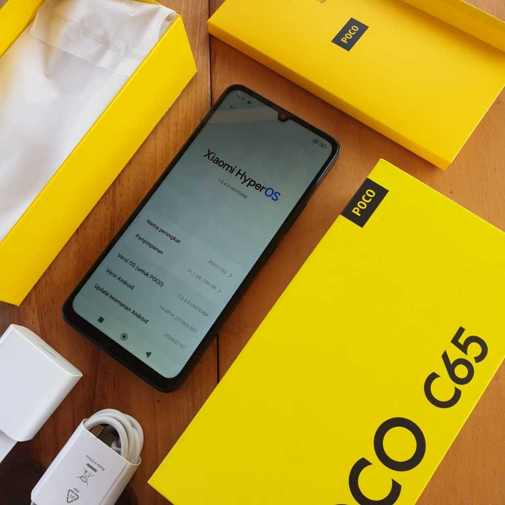 POCO C65 SECOND 8/256GB HANDPHONE SECOND HP SEKEN HP BEKAS HP MURAH