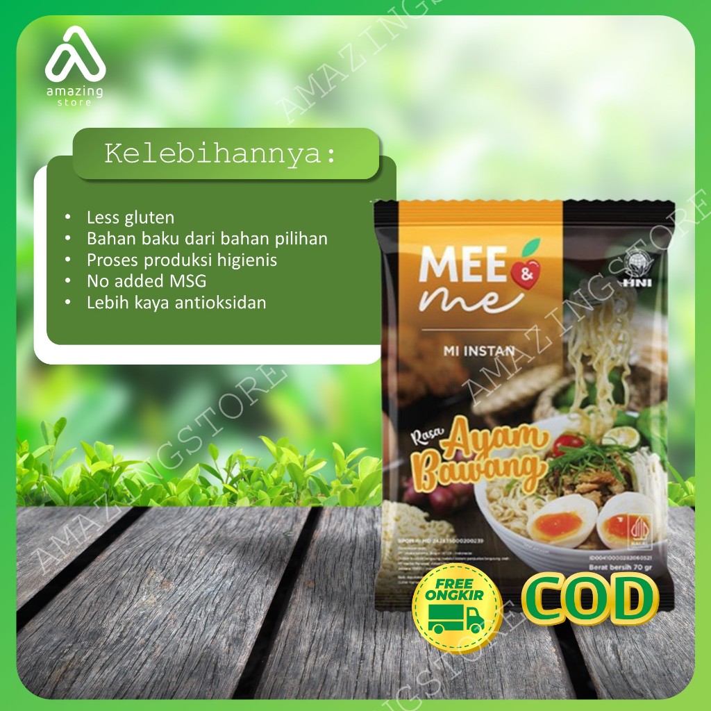 

Mee & Me Ayam Bawang HNI-HPAI || Mie Instan Sehat Dengan Aroma Rasa Ayam Bawang Yang Nikmat