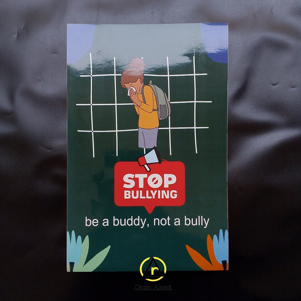 

Stiker Stop Bullying - Be A Buddy Not A Bully - Stiker Perundungan - Stiker Vinyl