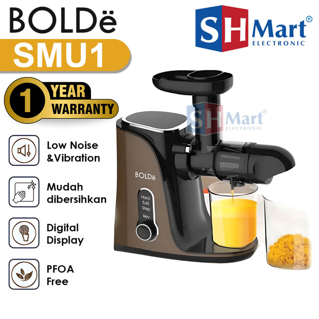 SMART SLOW JUICER UNION BOLDE - SLOW JUICER BOLDE GARANSI RESMI