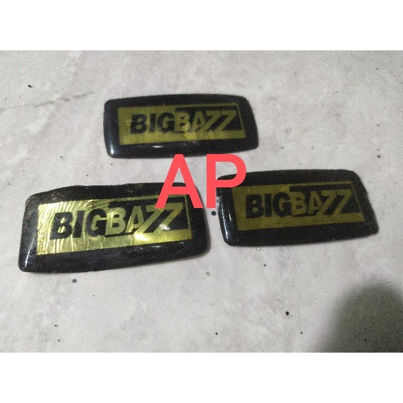 stker emblem BIGBAZZ ori copotan subwoofer polytron psw 500c