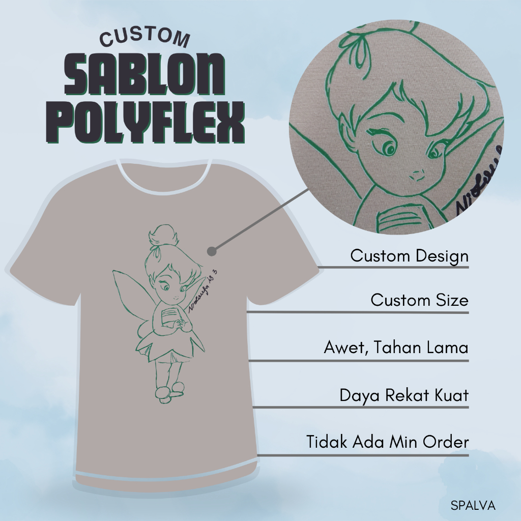 

SABLON SATUAN Custom Poliflex / POLYFLEX Printing