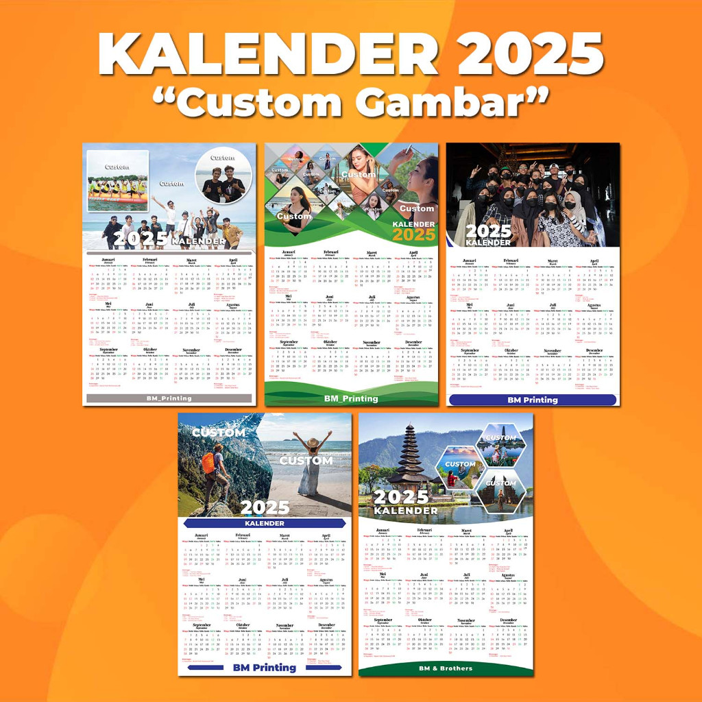 

Kalender Dinding Murah A3 I Cetak Kalender 2025 Custom II Calender Dinding II Proses cepat satu hari jadi