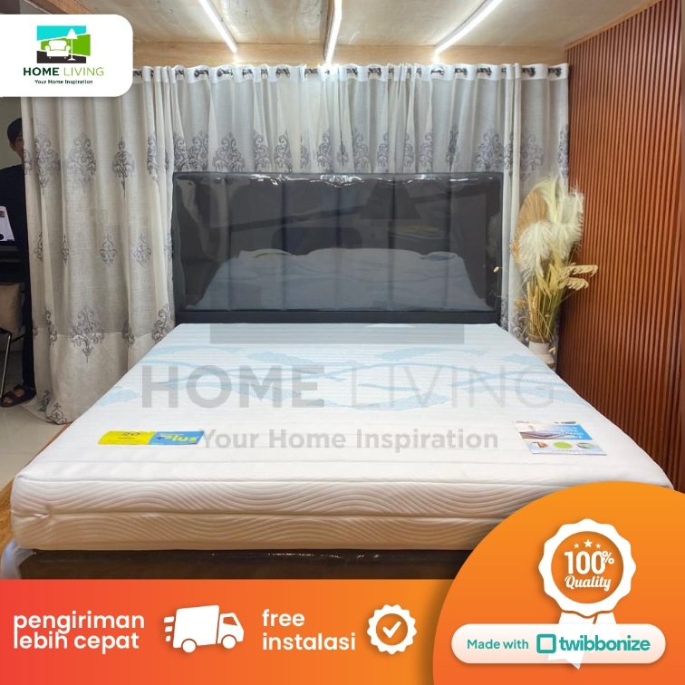 HOMELIVING - KASUR REBONDED INOAC/KASUR TANPA PER/KASUR ORTHOPEDIC/KASUR REBONDED 180 X 200 TEBAL 20